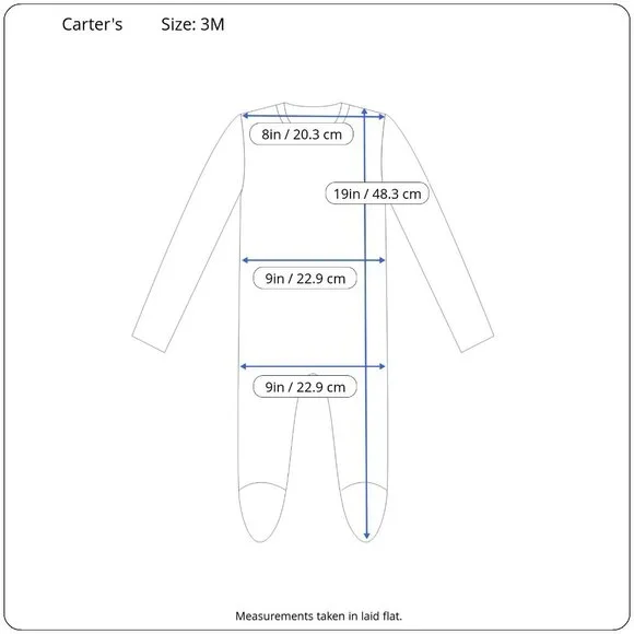 Carters Baby Red & White Striped Santa One-Piece Footed Pajamas Christmas Outfit - Picture 8 of 8